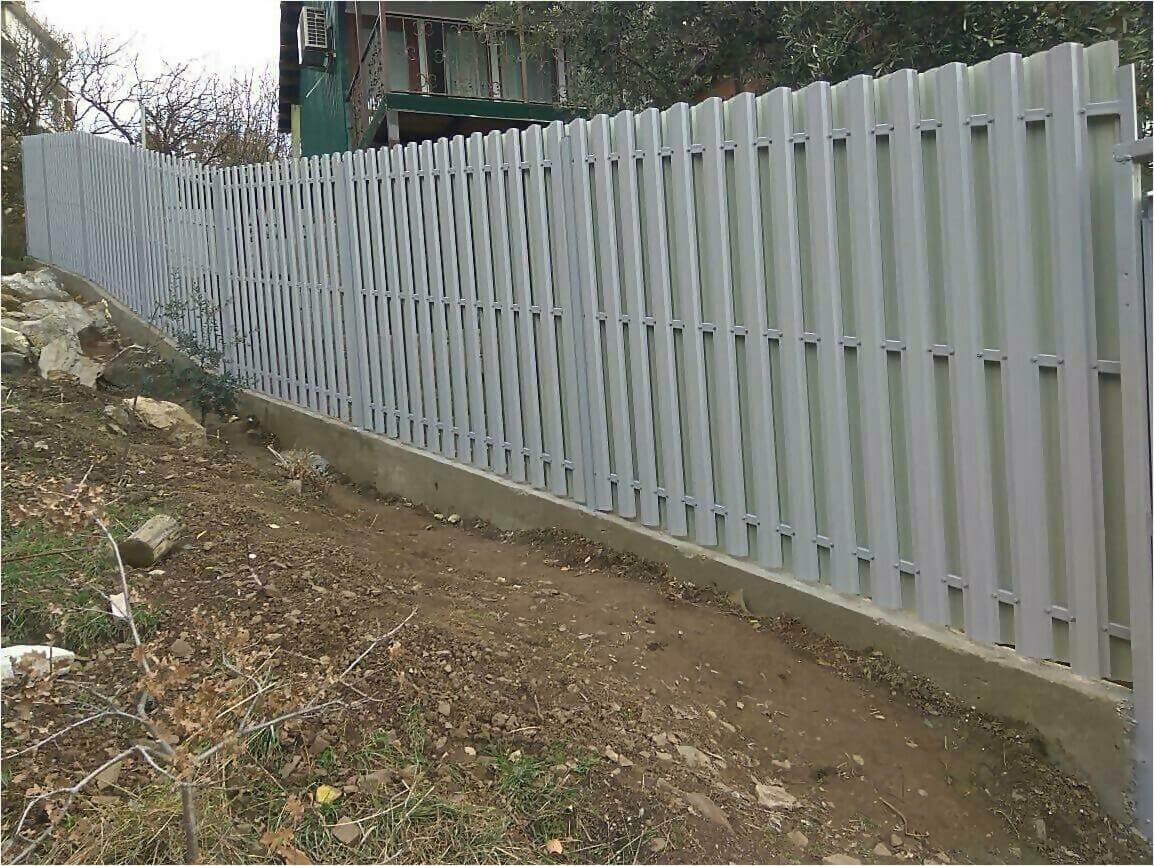 Забор из штакетника 115м фото5 в Тобольске