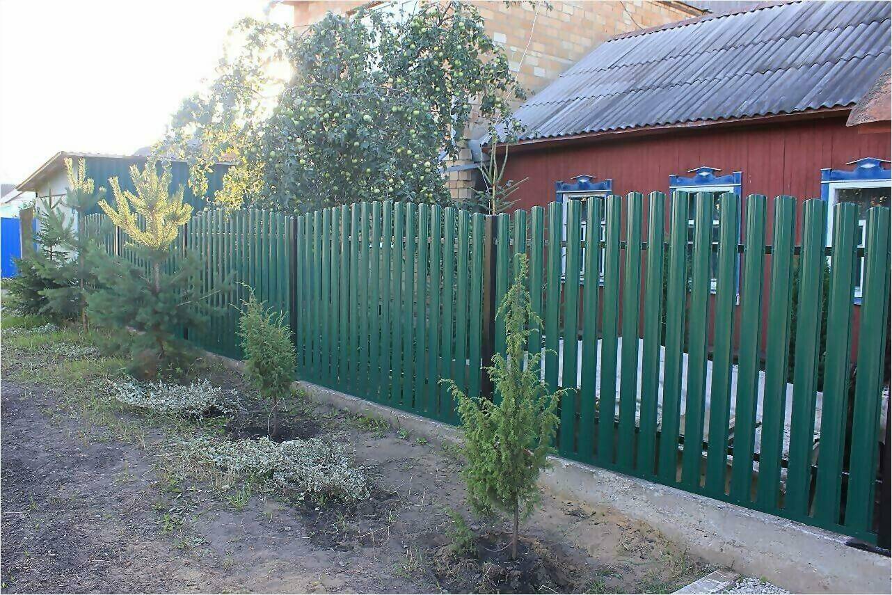 Забор из штакетника 60м фото1 в Тобольске