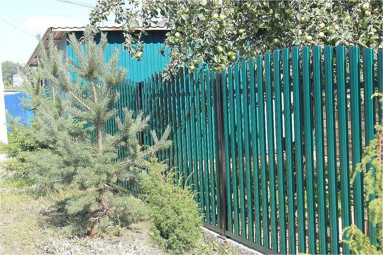Забор из штакетника 60м фото5 в Тобольске