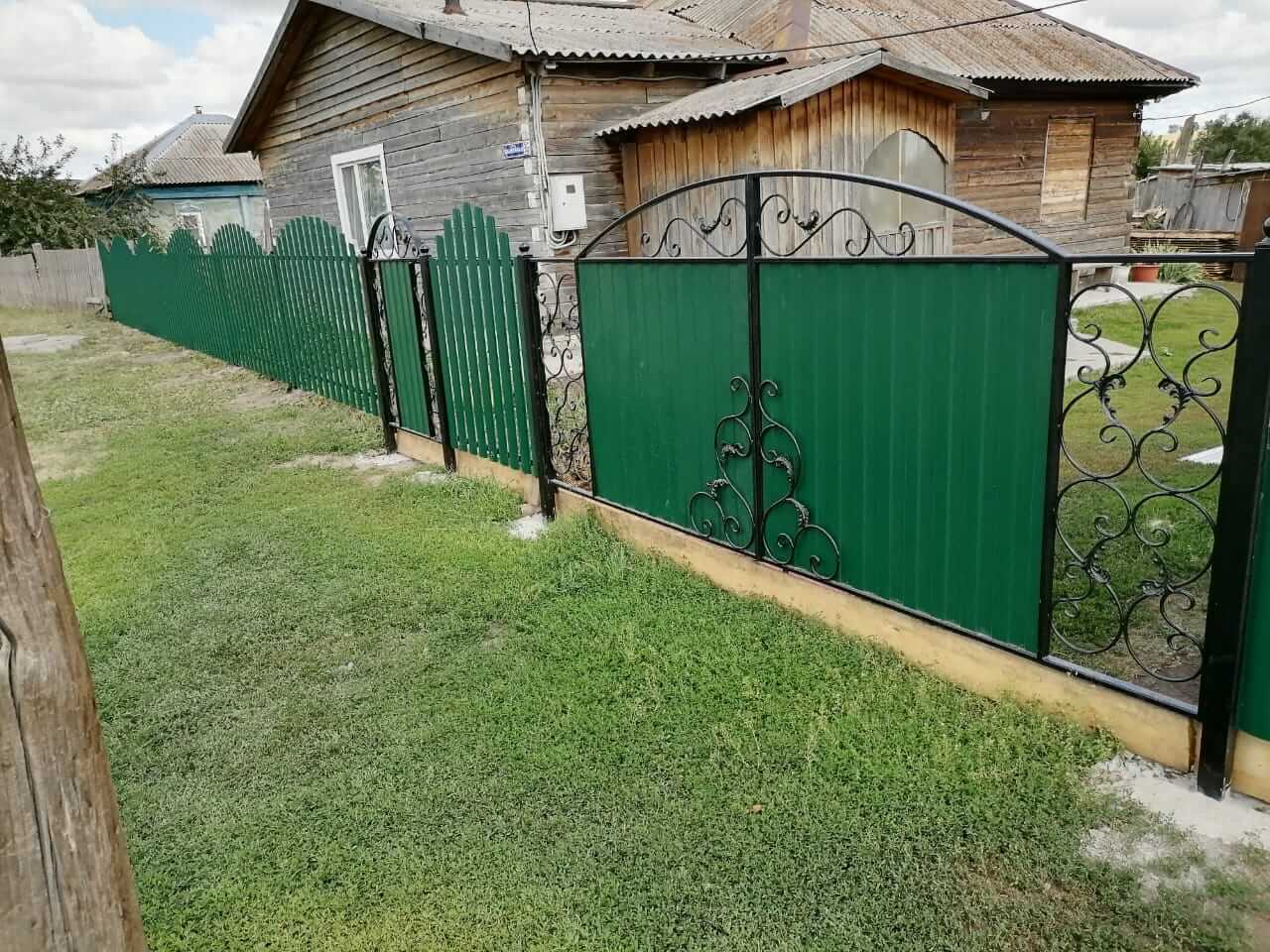 забор из штакетника Зеленый Мох фото5 в Тобольске