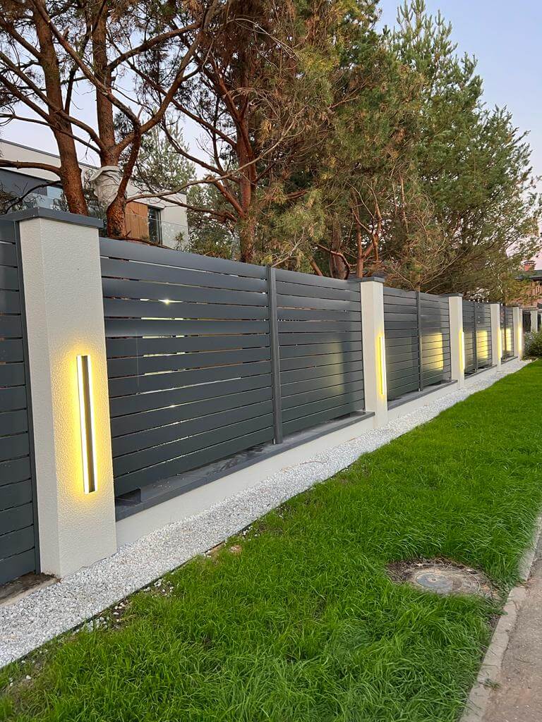 Забор-ранчо из металлопланкена 36м RAL7024 Серый Графит фото 13 в Тобольске