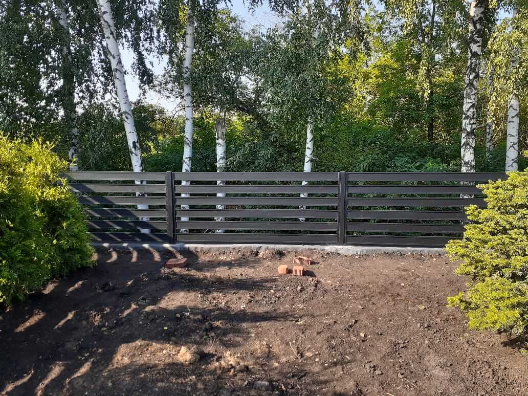 Забор-ранчо из металлопланкена 48м RAL9005 Черный МАТТЕ в Тобольске