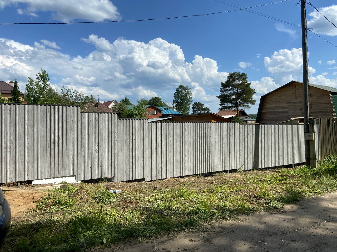 Забор из профнастила НС-10 42м Светлая Береза SteelArt фото 8 в Тобольске
