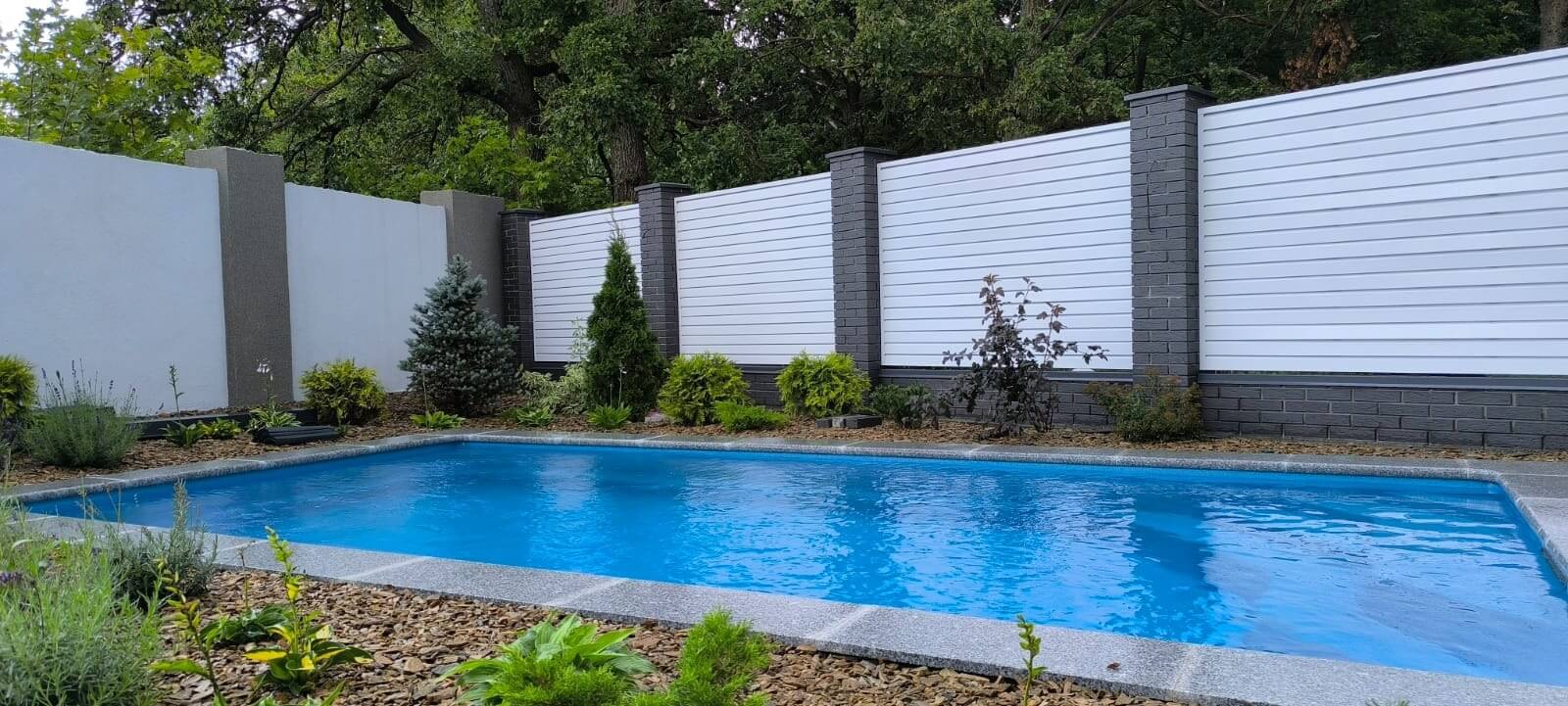 Забор-жалюзи из ламелей Хай-Тек 54м RAL9003 Белый фото 4 в Тобольске