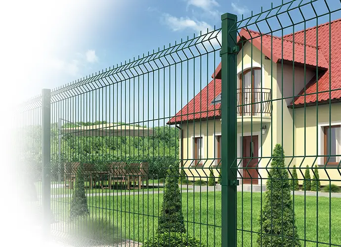 Забор из 3D сетки гиттер в Тобольске с установкой под ключ